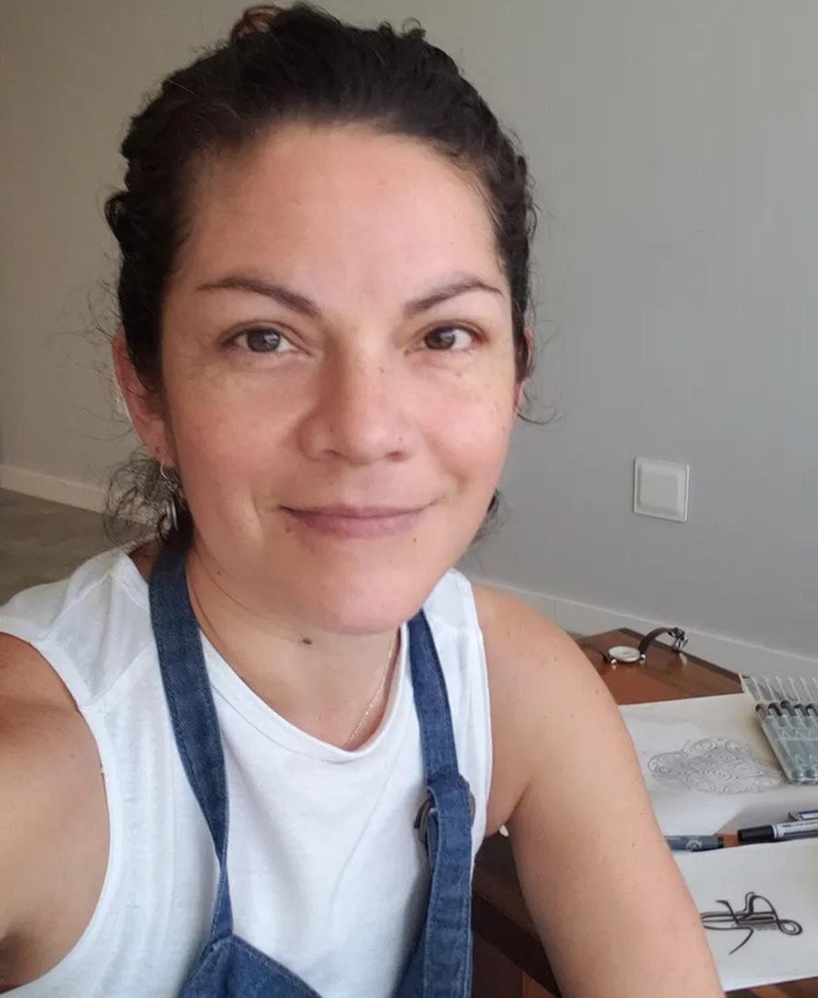 Portrait of Georgina Navarro, trauma-informed art therapist and co-owner of Co-Compassion